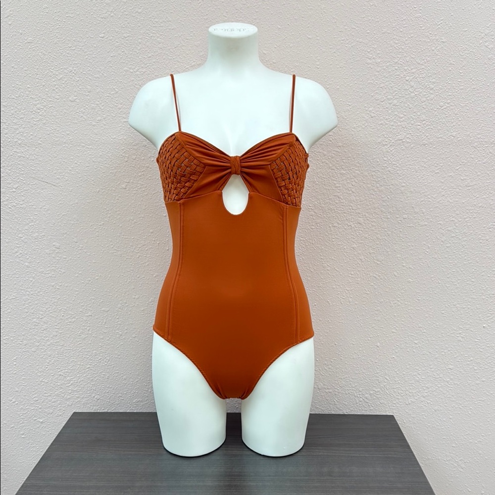 CLUBE BOSSA - Elegant Rust One-Piece Swimsuit